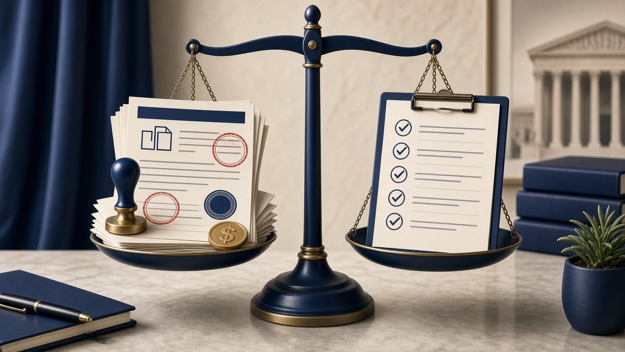Illustration of retirement plan correction documents with checklist and verification elements