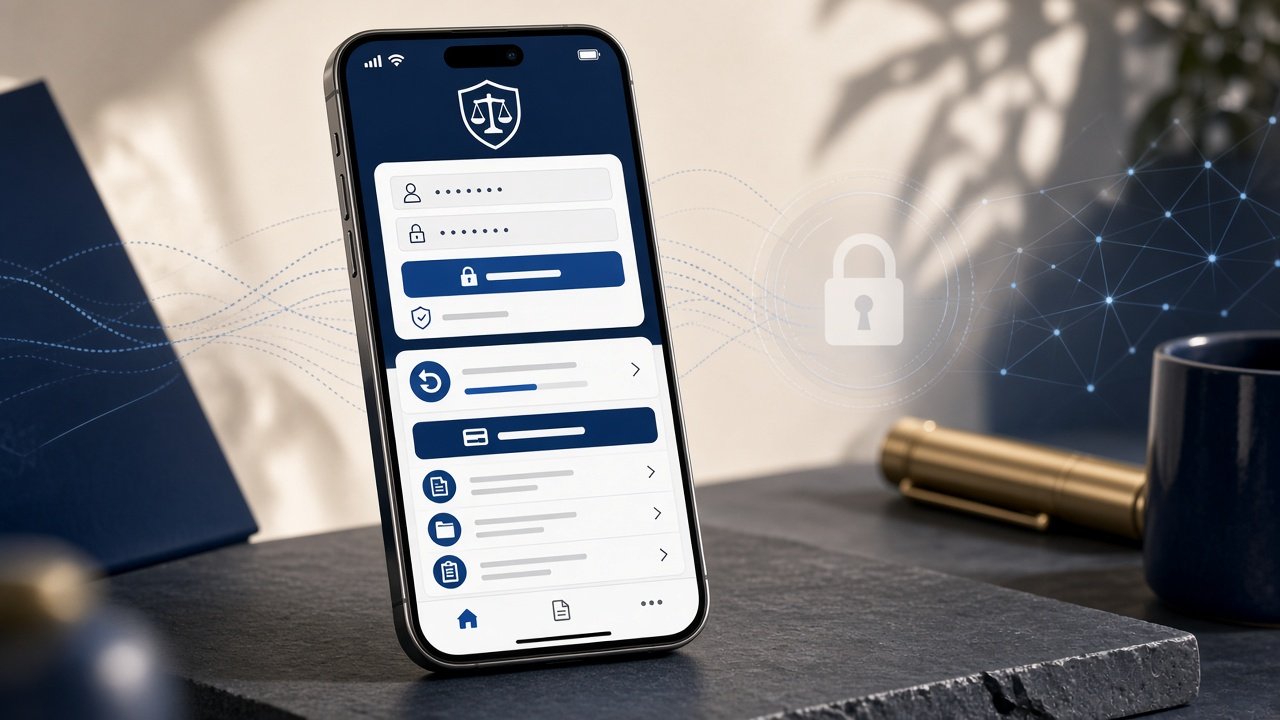 AI illustration of a smartphone with an imagined financial dashboard, not the actual IRS app.