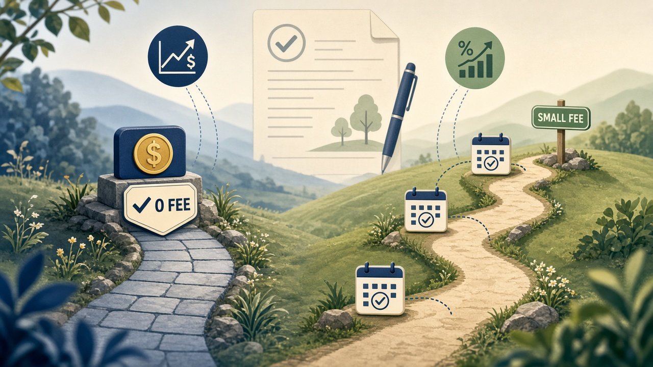 Conceptual diagram comparing short-term IRS payment plan and long-term monthly installment agreement paths with timeline and fee indicators.